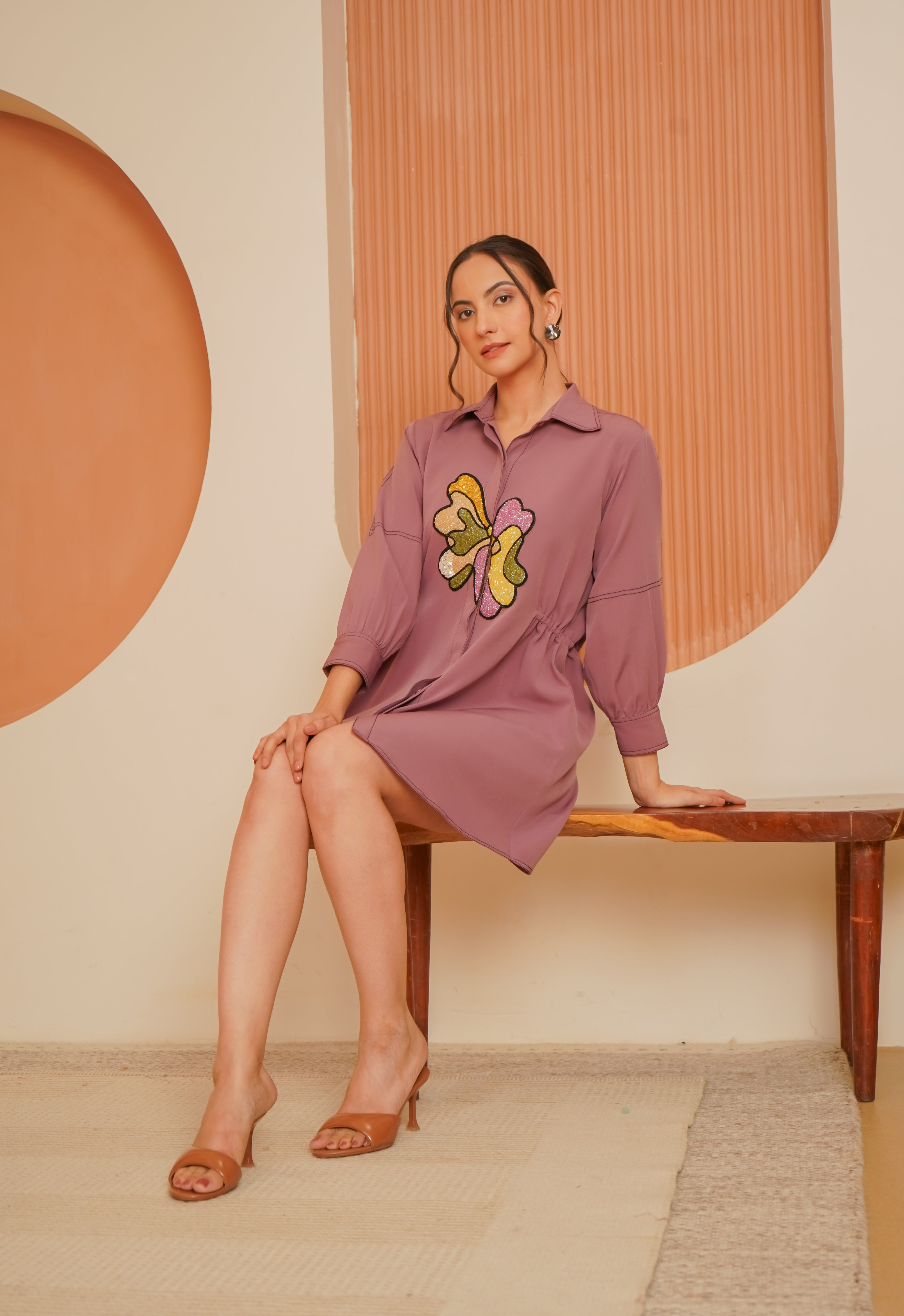 Lilac Petal Pop Dress