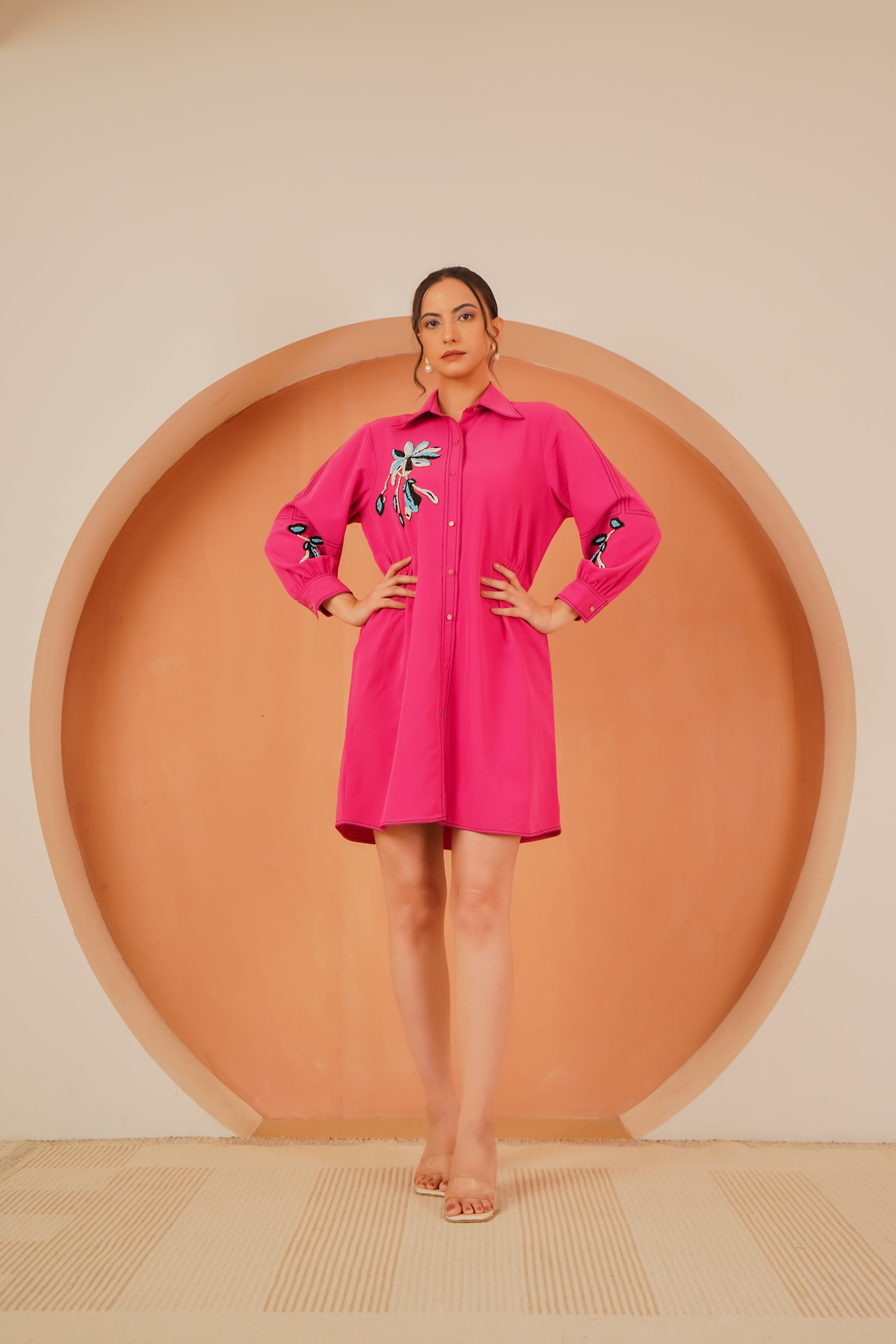 Fuchsia Bloom Dress