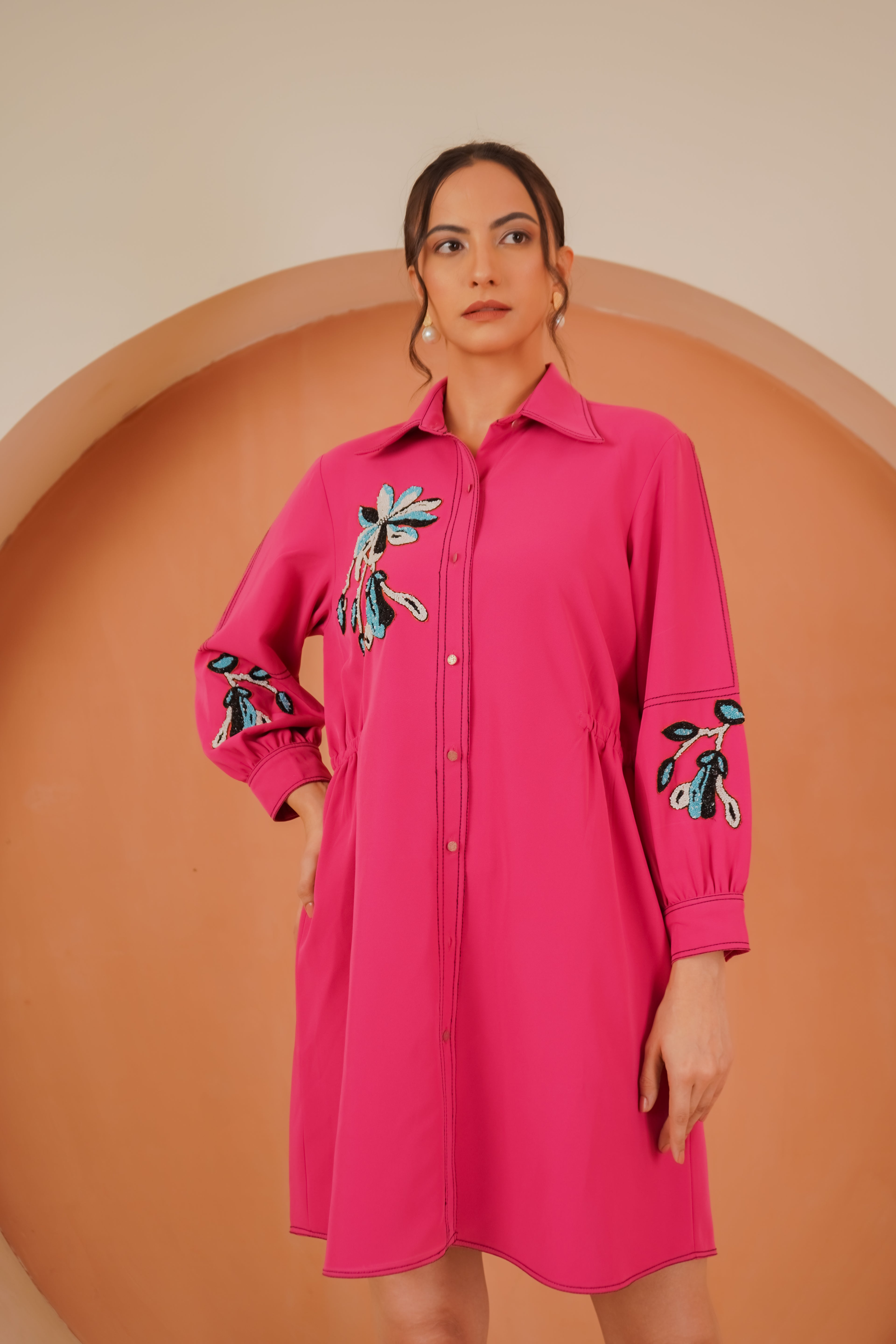 Fuchsia Bloom Dress