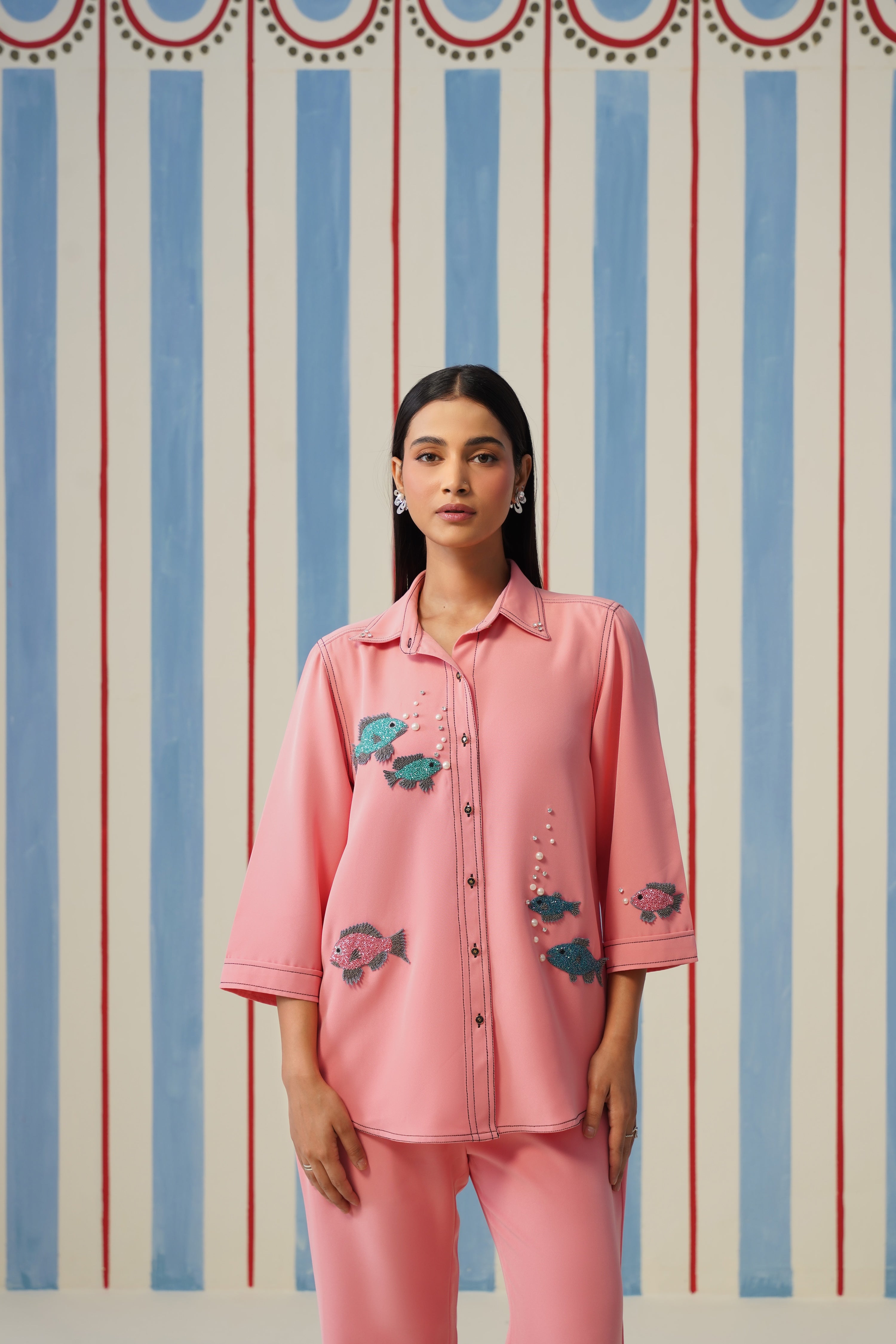 Bubble Fish Coord- Pink