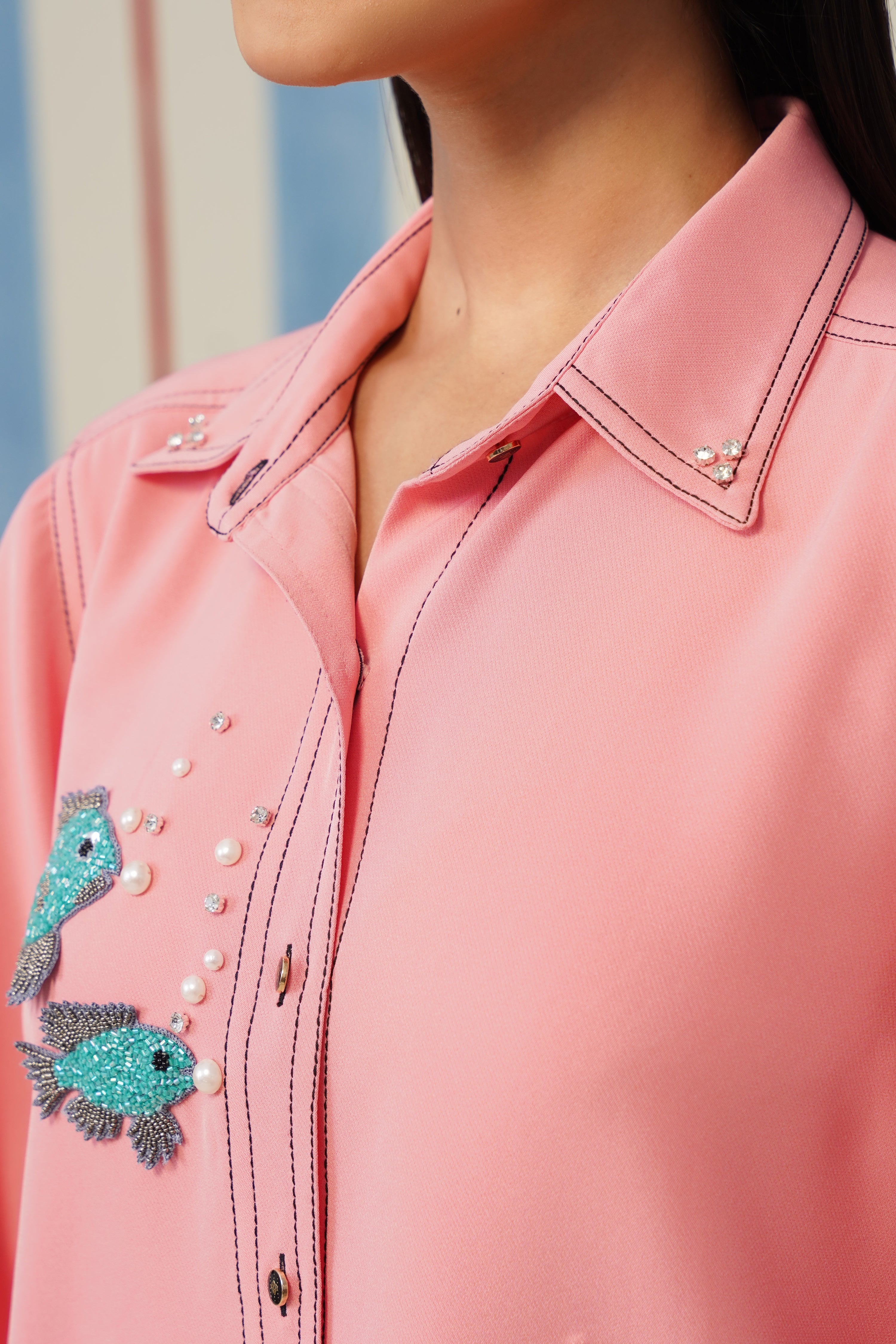 Bubble Fish Coord- Pink