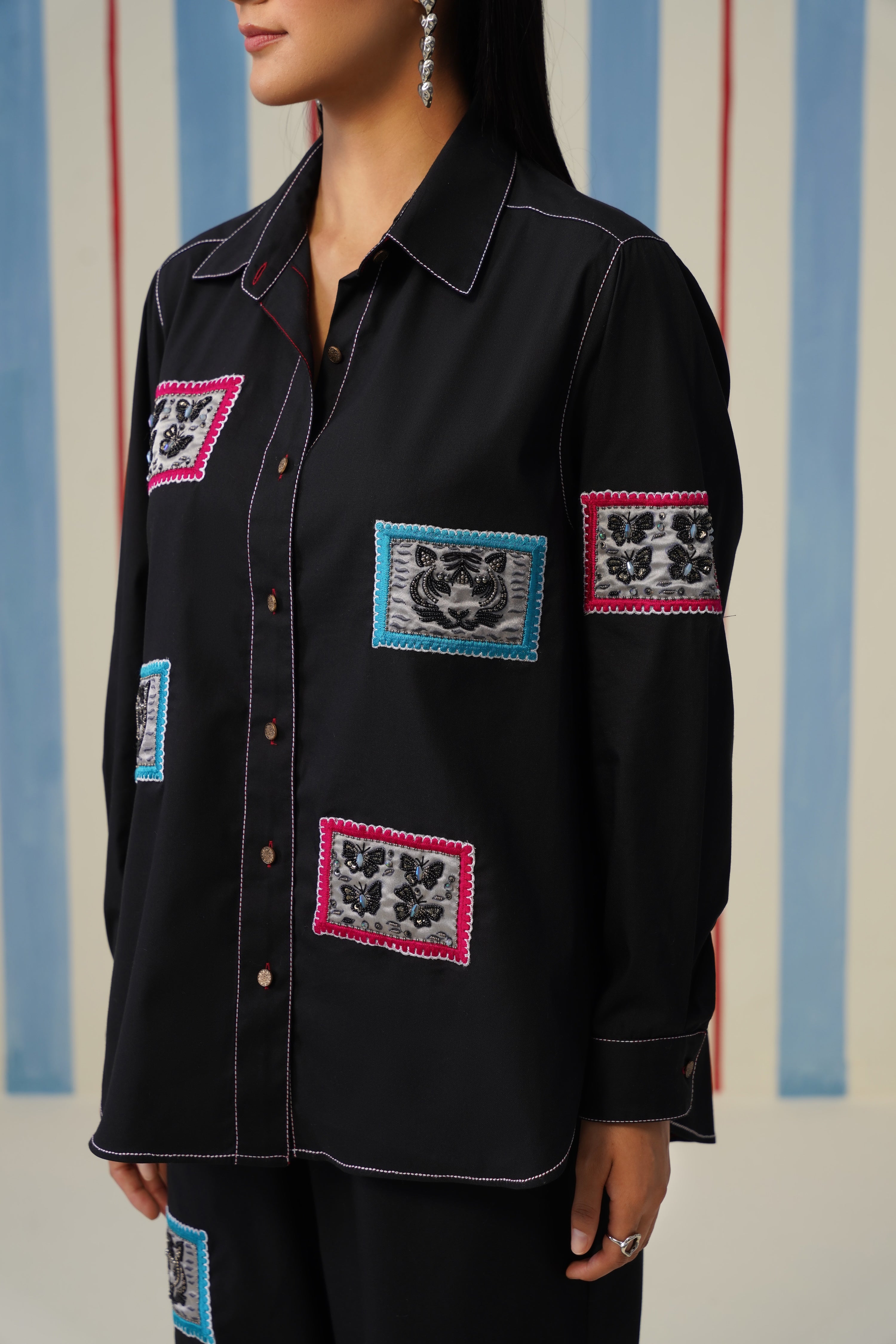 Flutter & Roar Shirt- Black