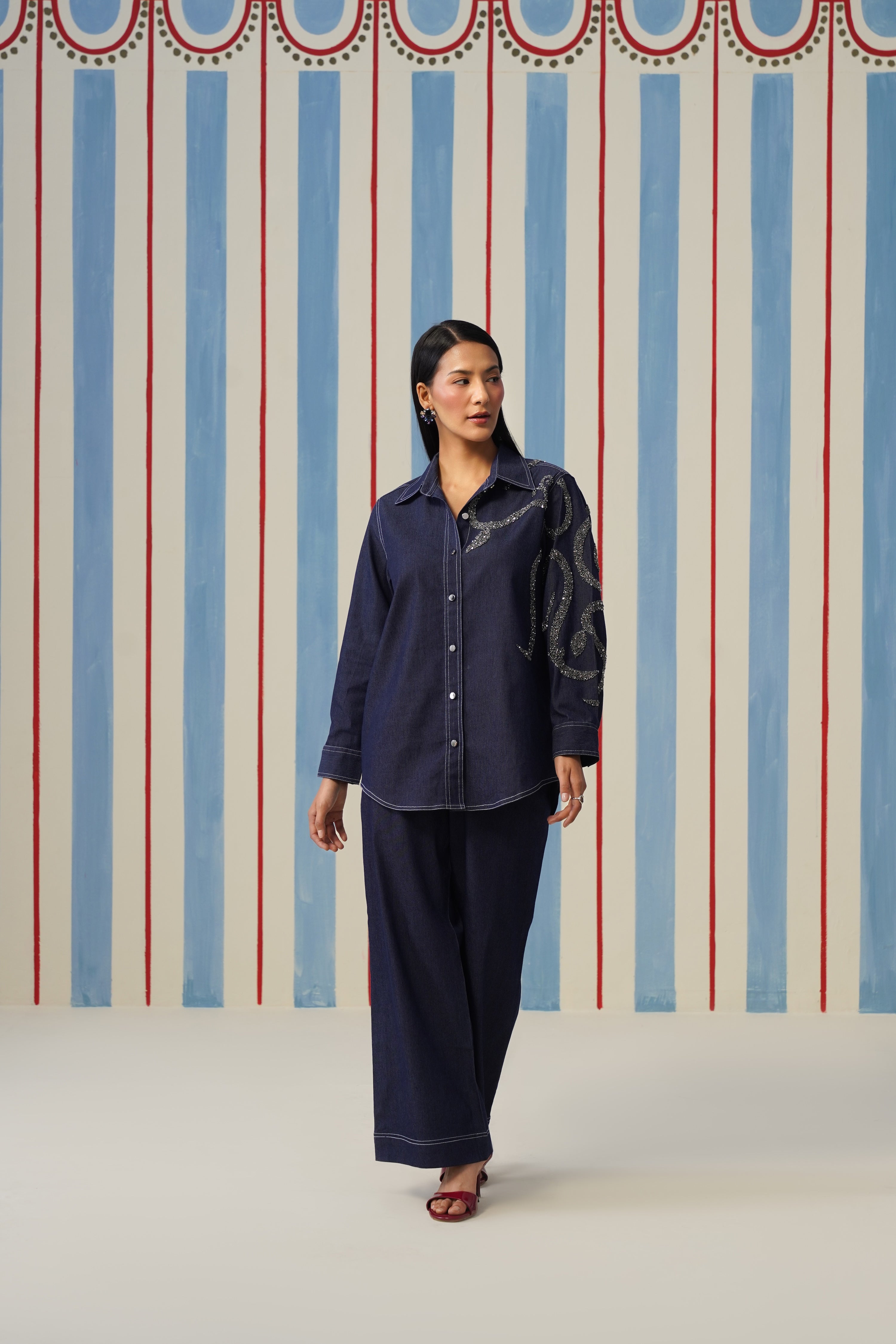 Stardust Denim Coord Set