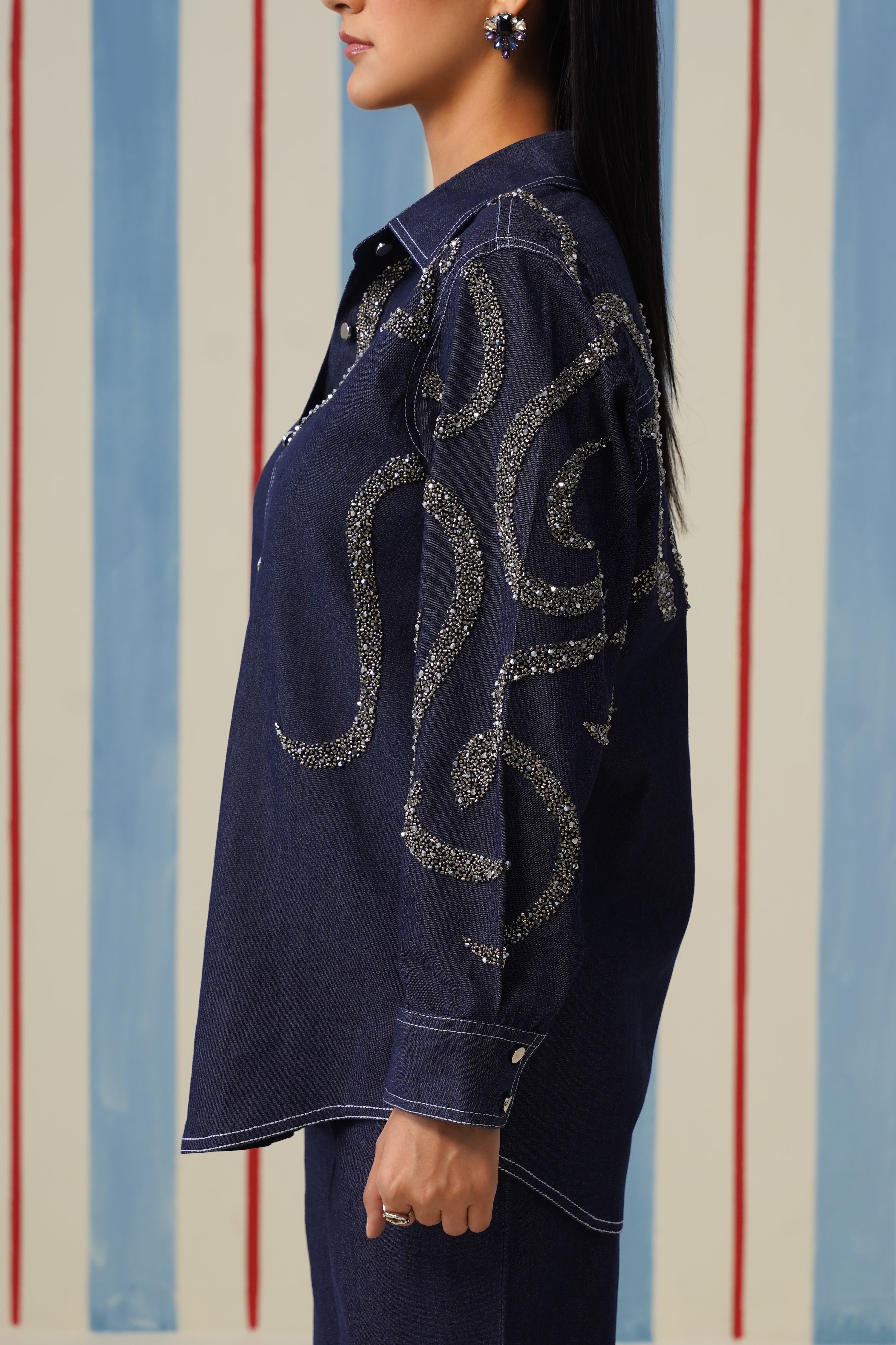 Stardust Denim Coord Set