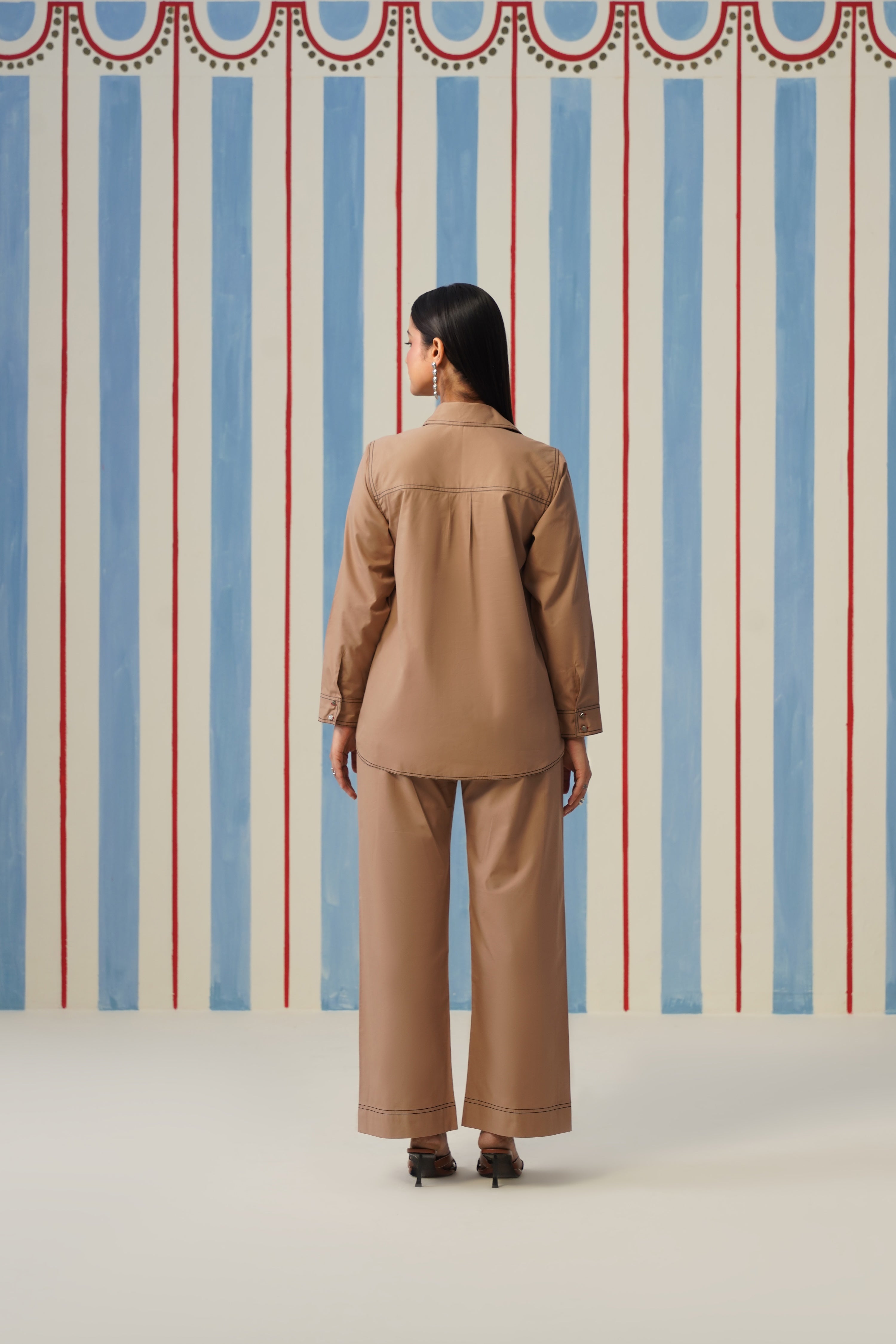 Desert Stardust Coord Set- Beige