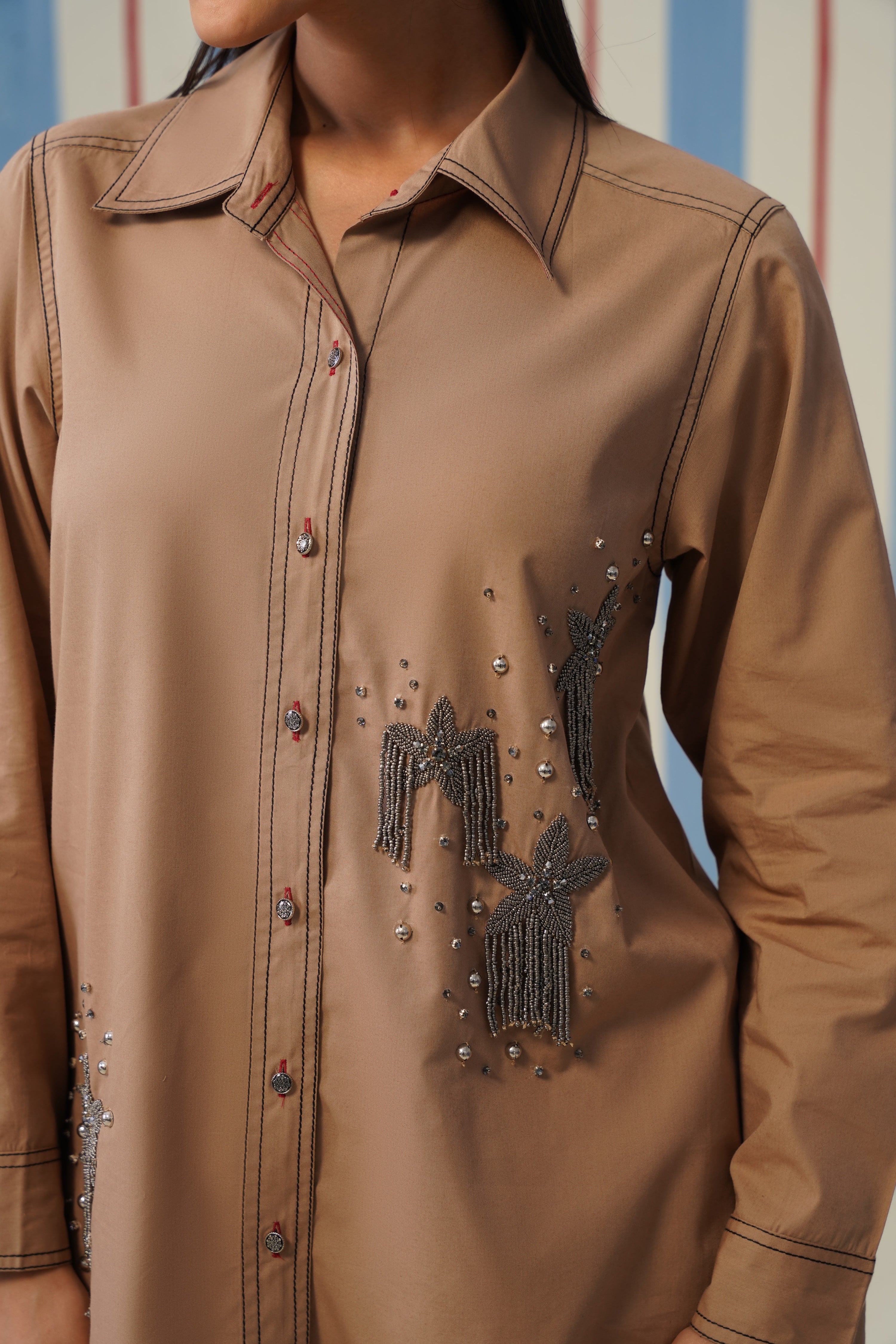Desert Stardust Shirt- Beige