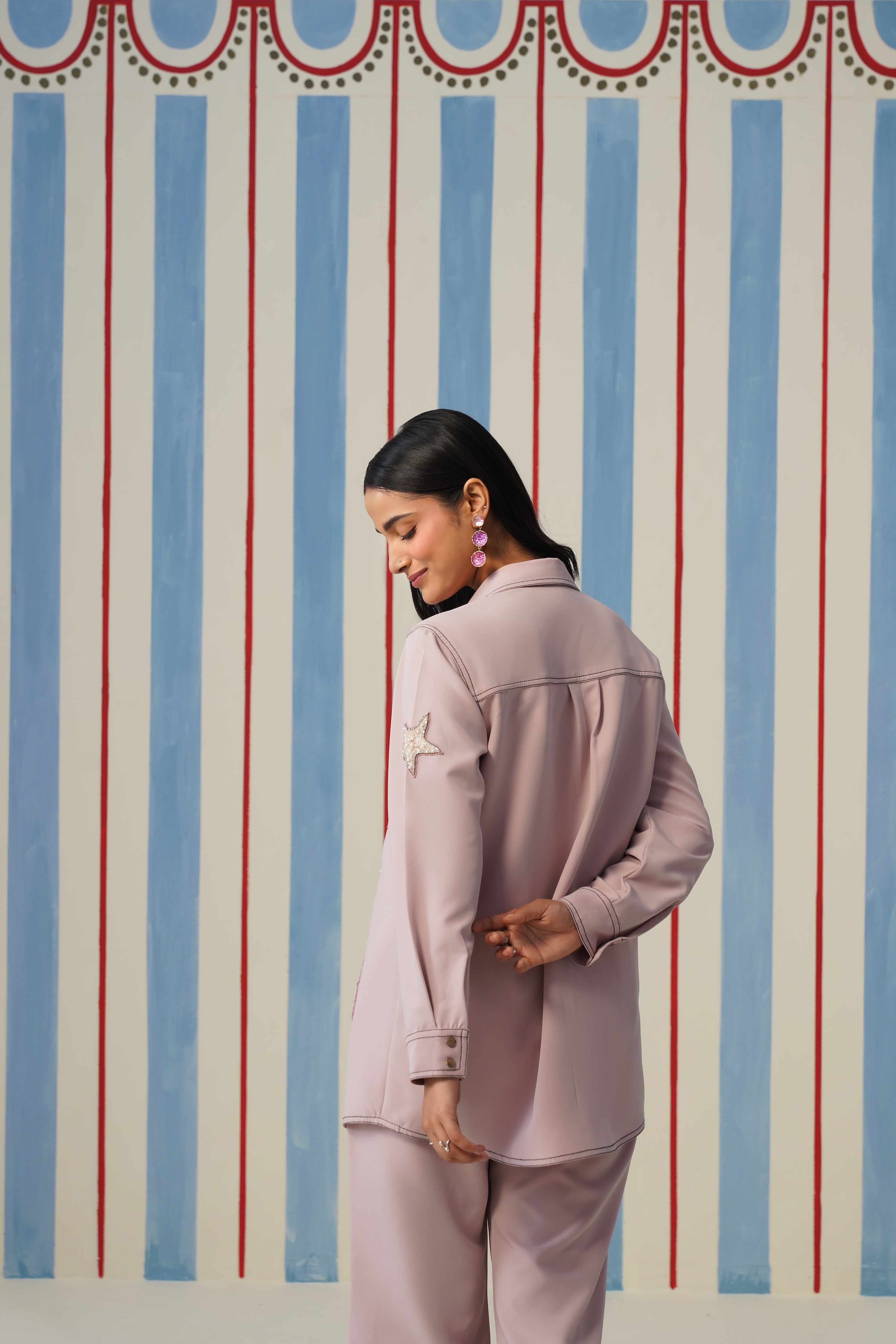 Seashella Shirt- Blush